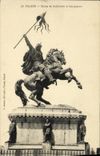 CPA Falaise Statue de Guillaume le Conquerant