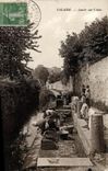 CPA Falaise Lavoir sur l Ante Femmes Enfants TOP