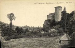 VINTAGE POSTCARD Cliff the Castle and the Valley D Ante