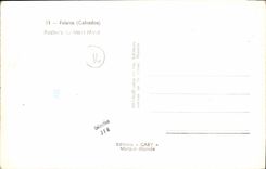 MODERN CARD Cliff Rocks of the Mirat Mount