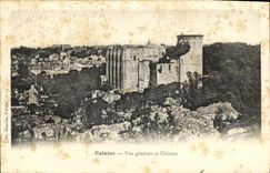 CPA Falaise Vue generale et Chateau