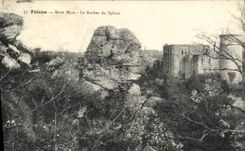 VINTAGE POSTCARD Cliff Myra Mount the Rock of the Sphinx