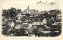 CPA Falaise Le Moulin Elie et l Eglise Saint Gervais