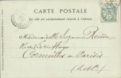 VINTAGE POSTCARD Cliff the Elie Mill and L Church Gervais Saint