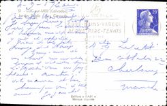 MODERN CARD Luc on Sea Public garden Ducks