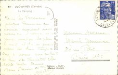 MODERN CARD Luc on Sea the Camp site