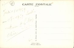 POSTAL Lucas de la VENDIMIA en el mar una esquina del parque de L ayuntamiento