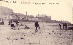 VINTAGE POSTCARD Luc On Sea the Casino and the Beach