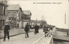 POSTAL Lucas de la VENDIMIA en el mar el casino delante de