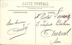 La POSTAL Lucas de la VENDIMIA en Mer la abertura de Quilboc tiene pajaro del vol  D