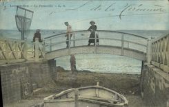 CPA Luc Sur Mer La passerelle