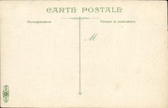 POSTAL Lucas de la VENDIMIA en la pendiente del mar de Quihoc y de la presa