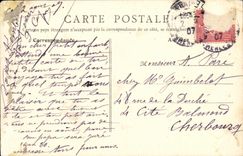 POSTAL Lucas de la VENDIMIA en el mar la pasarela y los ninos de la presa