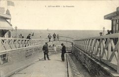 CPA Luc Sur Mer La Passerelle 