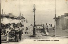 CPA Luc Sur Mer Passerelle 