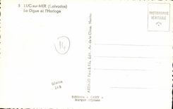 POSTAL MODERNA Lucas en el mar la presa y el L registra