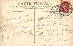 POSTAL Lucas de la VENDIMIA en el mar la presa delante del casino