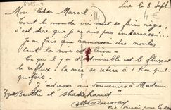 POSTAL Lucas de la VENDIMIA en el mar la caminata