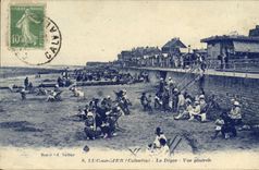 CPA Luc Sur Mer la Digue Vue Generale