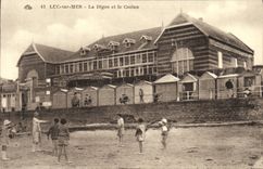 CPA Luc Sur Mer La Digue et le Casino