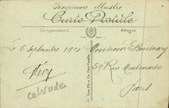 POSTAL Lucas de la VENDIMIA en el mar la presa y los ninos de la playa