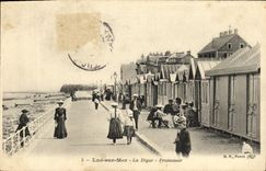 POSTAL Lucas de la VENDIMIA en el mar la  promenade  de la presa