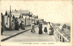 CPA Luc Sur Mer La digue Promenoir