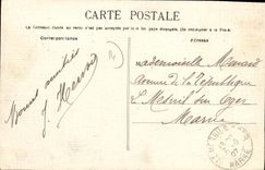 La POSTAL Lucas de la VENDIMIA en Mer contiene toilee de la carta de la  promenade 