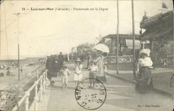 CPA Luc Sur Mer Promenade sur la Digue