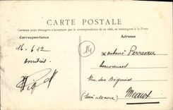 POSTAL Lucas de la VENDIMIA en el mar la caminata de la presa y los ninos de la playa