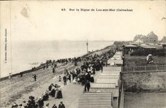 CPA Luc Sur Mer Sur la Digue 