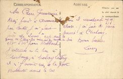 POSTAL Lucas de la VENDIMIA en el mar en la caminata y el casino