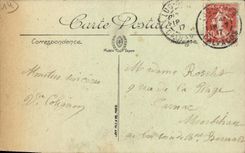 POSTAL Lucas de la VENDIMIA en el mar visto de la presa