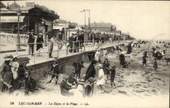 CPA Luc Sur Mer la Digue et la Plage