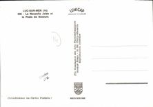 POSTAL MODERNA Lucas en el mar el nuevo el embarcadero y la estacion del rescate