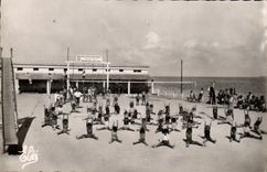 POSTAL Lucas de la VENDIMIA en Mer la bola del voleibol de la bola del voleo de los juegos que nuestros atletas futuros S implicar