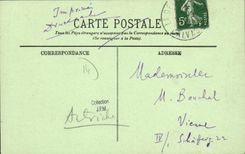 La POSTAL Lucas de la VENDIMIA en el mar L llego del Poisson