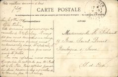 POSTAL Lucas de la VENDIMIA en el mar la camara acorazada de los banistas