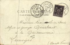 POSTAL Lucas de la VENDIMIA en la camara acorazada del mar de los banistas