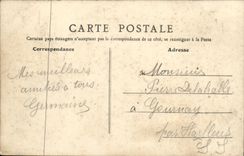 POSTAL Lucas de la VENDIMIA en el mar L iglesia y el cementerio