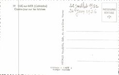 POSTAL MODERNA Lucas en el mar contra dia en los acantilados