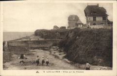 La POSTAL Lucas de la VENDIMIA en Mer agrupa los chalets
