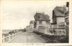 POSTAL Lucas de la VENDIMIA en grupos del mar de chalets