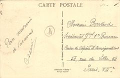 POSTAL Lucas de la VENDIMIA en los acantilados y las cuevas del mar