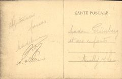 POSTAL Lucas de la VENDIMIA en el mar los ninos de la mujer de los acantilados