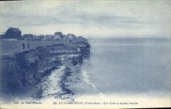 La POSTAL Lucas de la VENDIMIA en Mer la dimension tiene alta marea