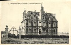 POSTAL Lucas de la VENDIMIA en el castillo del mar de Mathan