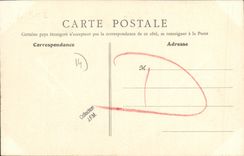 POSTAL Lucas de la VENDIMIA en el castillo del mar de Mathan