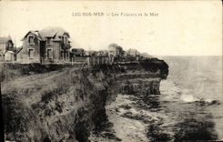 CPA Luc Sur Mer Les Falaises et la Mer