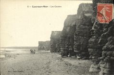 POSTAL Lucas de la VENDIMIA en las cuevas del mar